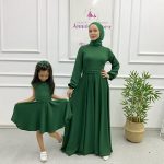 Rahat Giyim Anne Kız Kombin Yeşil