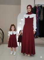 Anne Kız Jile Bordo