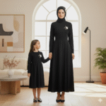 Anne Kız Kombin Siyah