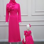 Anne Kız Kombin Fuşya