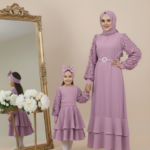 Anne Kız Elbise Lila