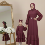 Anne Kız Elbise BORDO