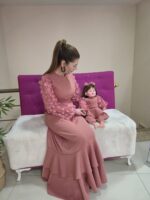 Anne Kız Kombin GÜLKURUSU - Görsel 2