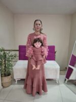 Anne Kız Kombin GÜLKURUSU - Görsel 3