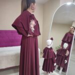 Anne Kız Elbise BORDO