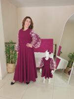 Anne Kız Kombin MÜRDÜM - Görsel 2