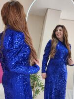 Kadın Abiye MAVİ - Görsel 4