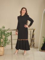 Anne Kız Abiye SİYAH - Görsel 5