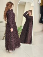 Anne Kız Abiye Elbise KAHVERENK - Görsel 6