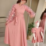 Anne Kız Elbise PEMBE
