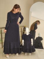 Anne Kız Abiye LACİVERT