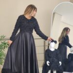 Anne Kız Abiye SİYAH